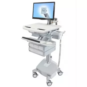 Carro multimedia Ergotron StyleView Aluminio Gris Blanco