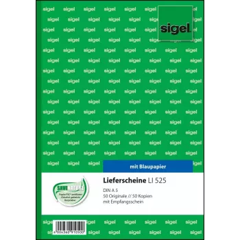 Formulario comercial Sigel LI525 A5 Rosa Blanco