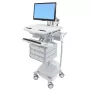 Carro multimedia Ergotron StyleView Aluminio Gris Blanco
