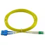 BlueOptics SFP3132BU1MX cable de fibra óptica InfiniBand 1 m LC SC amarillo