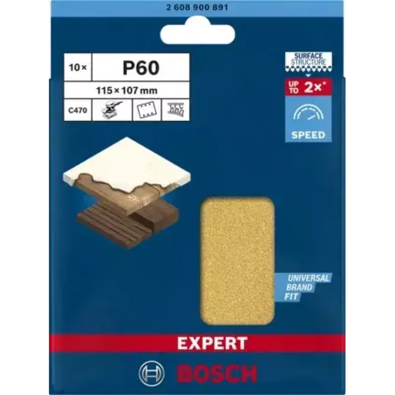 Bosch 2 608 900 891 herramienta rotativa accesorio de lijado/amolado madera hoja de lija
