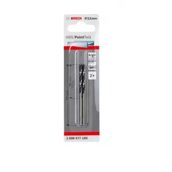 Bosch brocas helicoidales HSS PointTeQ