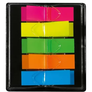 Marcapáginas Sigel HN489 Marcapáginas flexibles azul verde naranja rojo amarillo 200 uds.