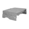 BakkerElkhuizen Q-riser 110 Circular 76,2 cm Soporte de escritorio gris