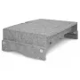 BakkerElkhuizen Q-riser 110 Circular 76,2 cm Soporte de escritorio gris