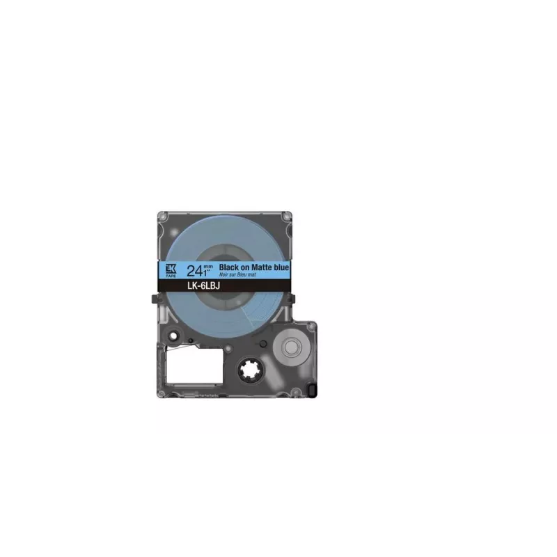 Cinta de etiquetas Epson LK-6LBJ Negro Azul Termotransferencia 2,4 cm
