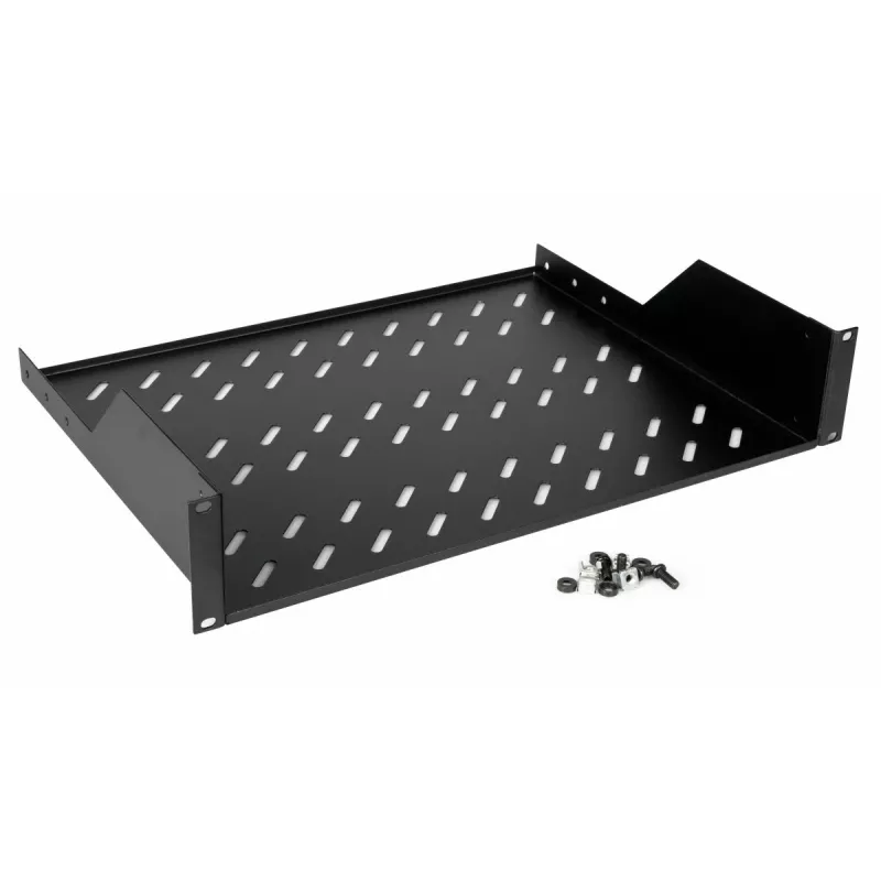 Bandeja para rack Equip Fixed Shelf 19 inch 2U 800MM Negro