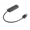 Adaptador de cable USB 3.1 A SATA negro Akasa AK-AU3-07BK