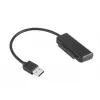 Adaptador de cable USB 3.1 A SATA negro Akasa AK-AU3-07BK