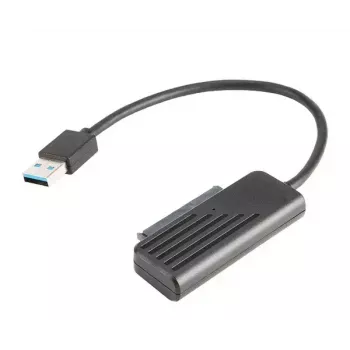 Adaptador de cable USB 3.1 A SATA negro Akasa AK-AU3-07BK