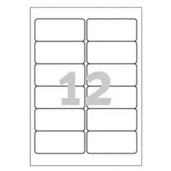 Etiqueta de impresora Avery J8177-25 blanca