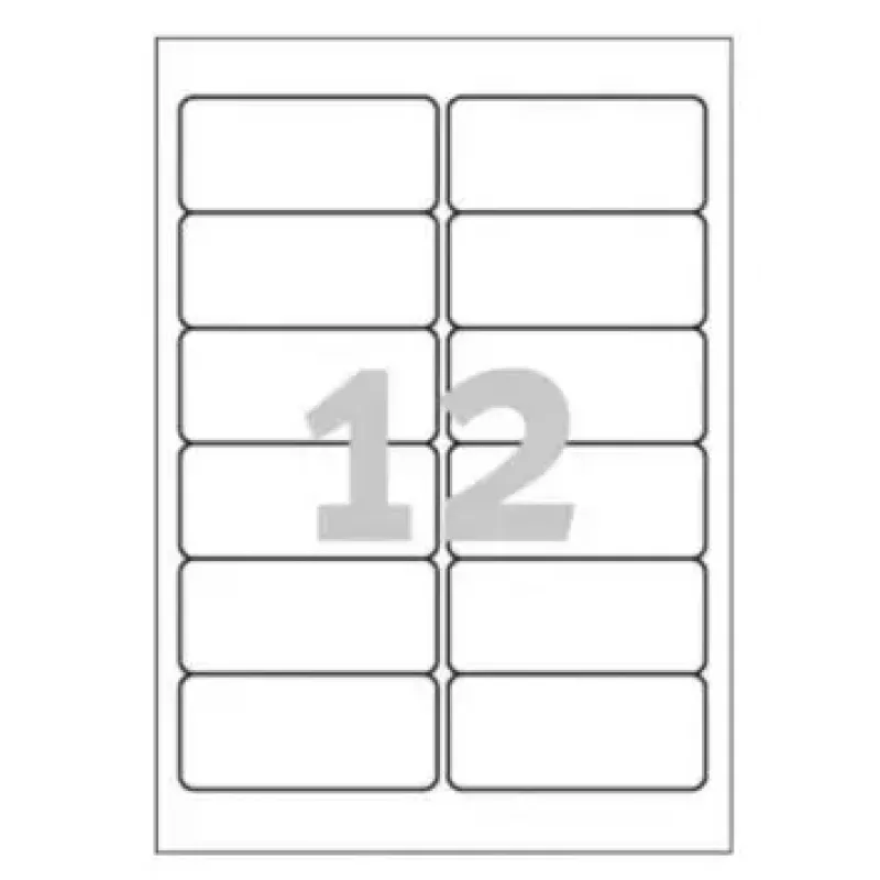 Etiqueta de impresora Avery J8177-25 blanca