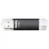 Hama Laeta Twin memoria USB 256 GB USB Type-A / Micro-USB 3.2 Gen 1 (3.1 Gen 1) negra