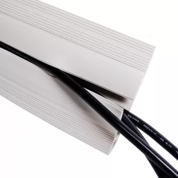 Dataflex Addit puente de cables 150 cm 150, gris, cinta adhesiva, 1 ud., 320 mm, 320 mm, 115 mm
