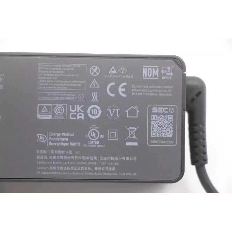 Lenovo 5A10W86253 fuente de alimentación interior 65 W negra