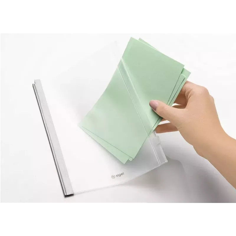 Funda protectora de plástico Sigel CF302 A4