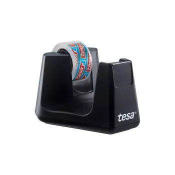 tesa Easy Cut Smart Dispensador de escritorio, negro, plástico