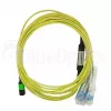 BlueOptics CBL-MPO12-4LC-SMF-1M Cable de fibra óptica InfiniBand MPO 4x LC 1m