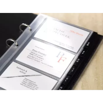 Funda para tarjetas de visita Sigel VZ350 80 compartimentos