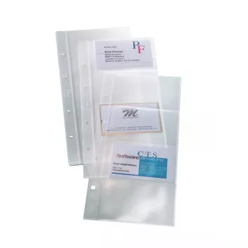 Funda para tarjetas de visita Sigel VZ350 80 compartimentos