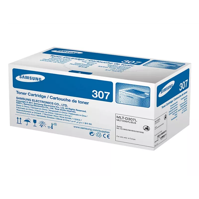 Cartucho de tóner Samsung MLT-D307L 1 ud. Original Negro