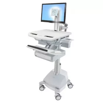 Carro multimedia Ergotron StyleView Aluminio Gris Blanco