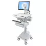 Carro multimedia Ergotron StyleView Aluminio Gris Blanco