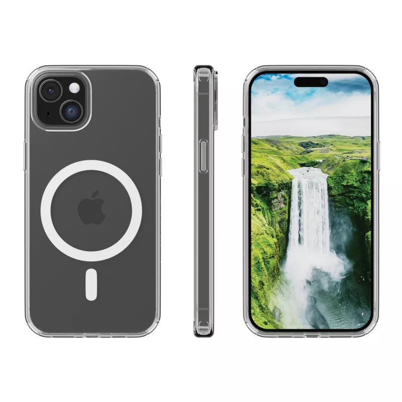 dbramante1928 Iceland Ultra D3O MagSafe Funda trasera para Apple iPhone 17e/16e/15/14/13, transparente