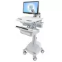 Carro multimedia Ergotron StyleView Aluminio Gris Blanco