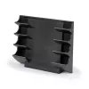 Soporte de rotuladores para pizarra Legamaster portarrotuladores para pizarra de vidrio negro