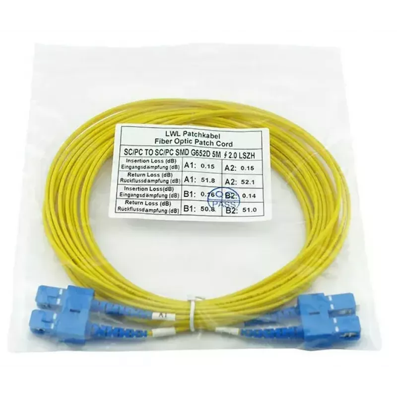 Cable de fibra óptica InfiniBand BlueOptics SFP3232BU7.5MK 7,5 m SC