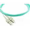 Cable de parcheo de fibra óptica dúplex BlueOptics SC-SC OM3 2 metros 2 m Macho/Macho