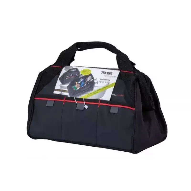 Bolsa de herramientas TROIKA TBG30/BK Negro Rojo Lona