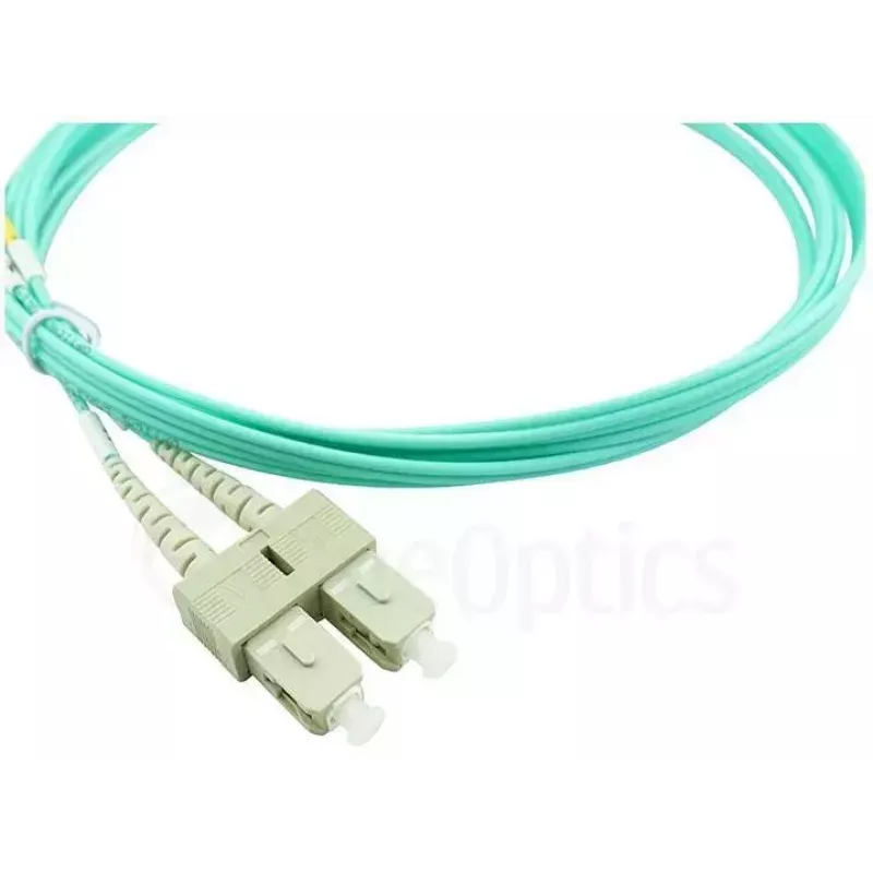 BlueOptics 055702T512000005M-BO Cable de conexión de fibra óptica dúplex (compatible con Corning), LC-UPC/SC-UPC, multimodo OM3 50/125 µm, 5 m