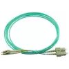 BlueOptics 055702T512000005M-BO Cable de conexión de fibra óptica dúplex (compatible con Corning), LC-UPC/SC-UPC, multimodo OM3 50/125 µm, 5 m
