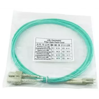 BlueOptics Cable de fibra óptica InfiniBand 5 m 2x LC 2x SC LC/APC