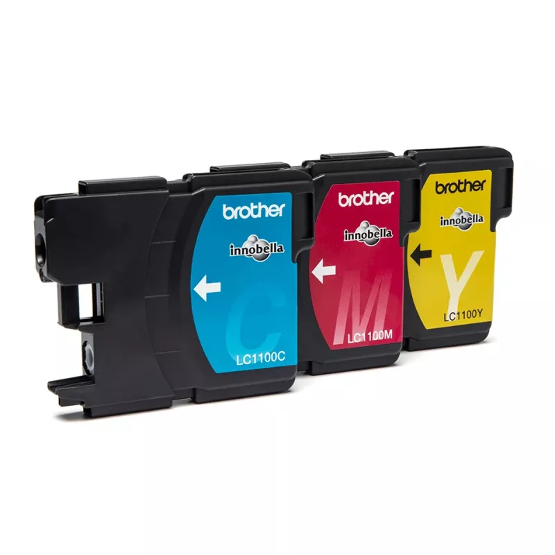 Brother LC1100RBWBP Cartucho de tinta 3 Uds. Original Cian, Magenta, Amarillo