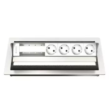 Regleta de enchufes de mesa Type F Kindermann 7492000064