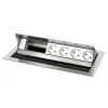 Regleta de enchufes de mesa tipo F Kindermann 7492000064