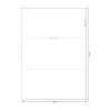 Etiquetas autoadhesivas MediaRange MRINK142 Blanco 150 uds.