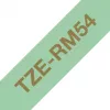 Cinta de rotulación Brother TZE-RM54 Oro sobre color menta
