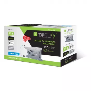 Techly 13-31 pulgadas soporte de pared para LED LCD TV inclinable ICA-LCD 109