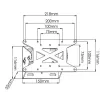 Techly 13-31 pulgadas soporte de pared para LED LCD TV inclinable ICA-LCD 109