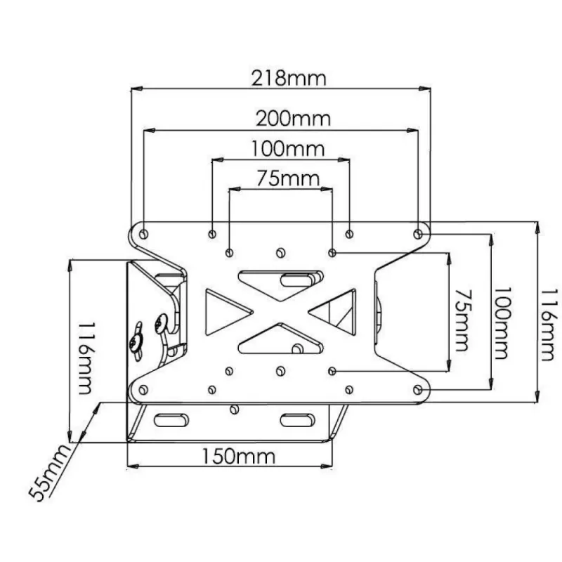 Techly 13-31 pulgadas soporte de pared para LED LCD TV inclinable ICA-LCD 109