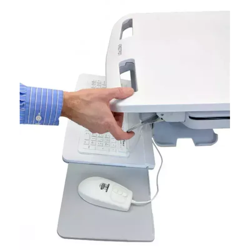 Carro multimedia Ergotron StyleView gris aluminio blanco