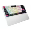 Teclado mecánico gaming ASUS ROG Azoth X — diseño 75%, USB + RF Wireless + Bluetooth, RGB, reposamuñecas, negro/blanco