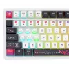 Teclado mecánico gaming ASUS ROG Azoth X — diseño 75%, USB + RF Wireless + Bluetooth, RGB, reposamuñecas, negro/blanco