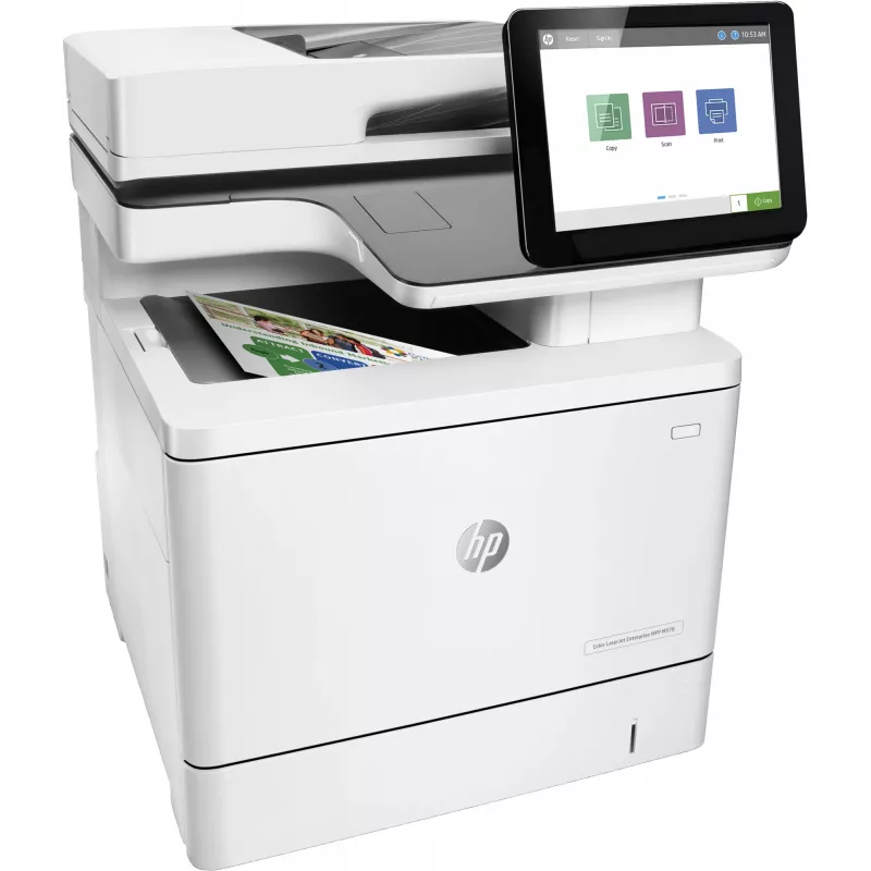 HP Color LaserJet Enterprise MFP M578dn, láser, impresión en color, 1200 x 1200 DPI, A4, impresión directa, blanco