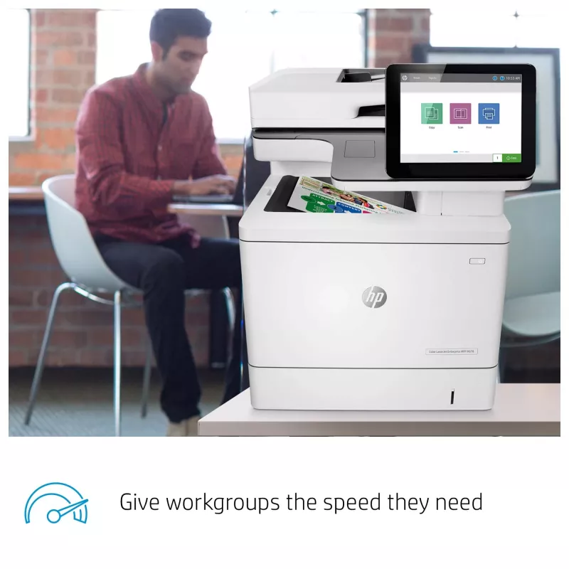 HP Color LaserJet Enterprise MFP M578dn, láser, impresión en color, 1200 x 1200 DPI, A4, impresión directa, blanco