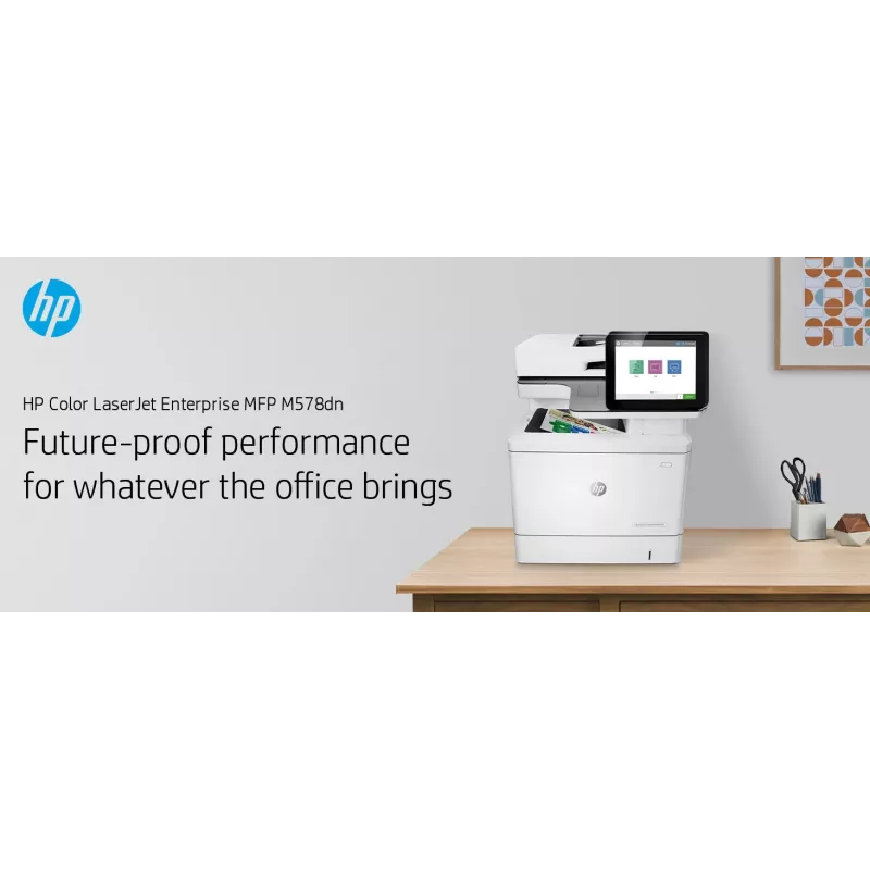 HP Color LaserJet Enterprise MFP M578dn, láser, impresión en color, 1200 x 1200 DPI, A4, impresión directa, blanco